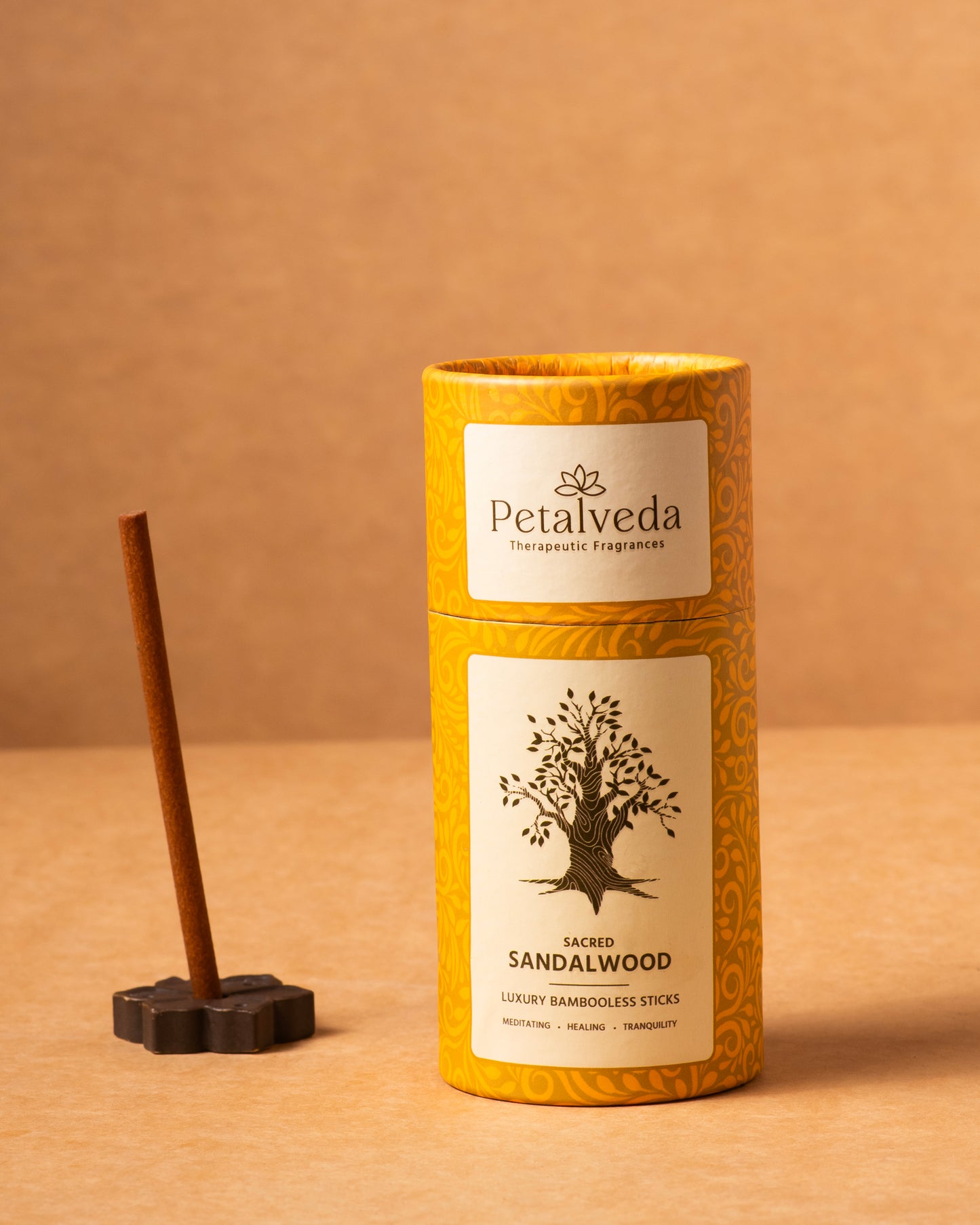Sacred Sandalwood Bambooless Incense Sticks- Meditation & Healing