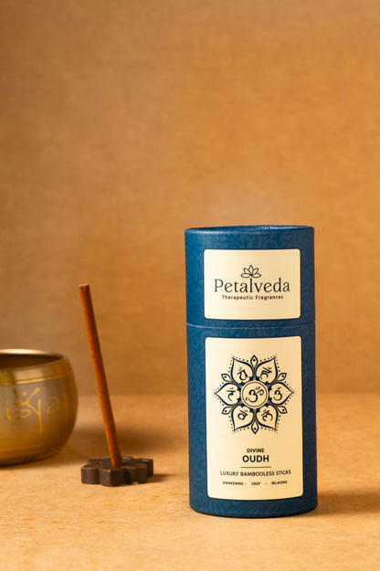 Divine Oudh Bambooless Incense Sticks- Deep & Relaxing