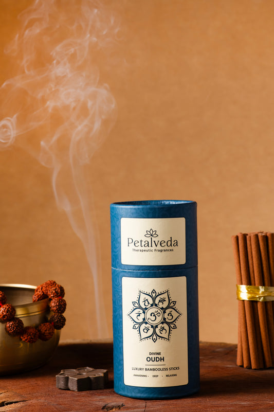 Divine Oudh Bambooless Incense Sticks- Deep & Relaxing