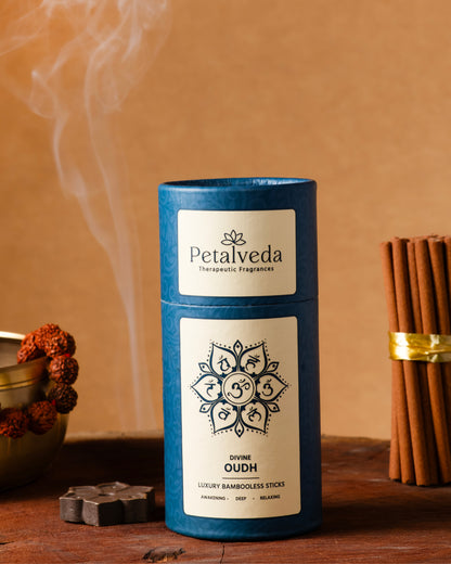 Divine Oudh Bambooless Incense Sticks- Deep & Relaxing