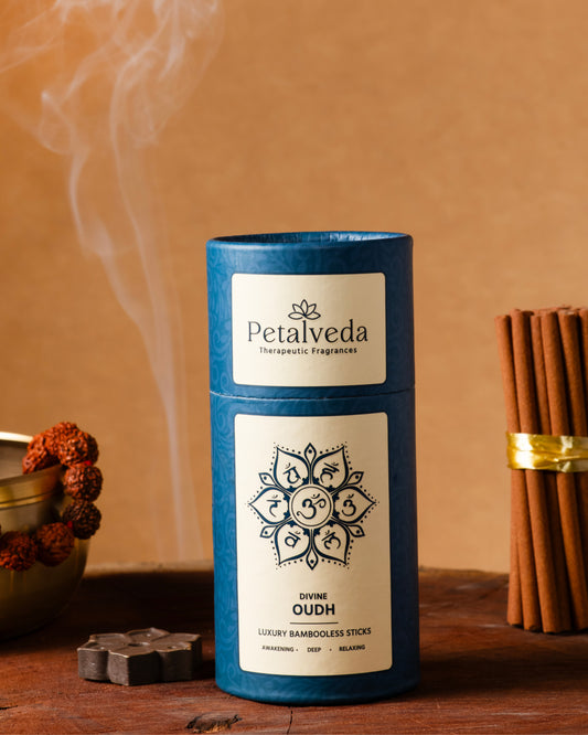 Divine Oudh Bambooless Incense Sticks- Deep & Relaxing