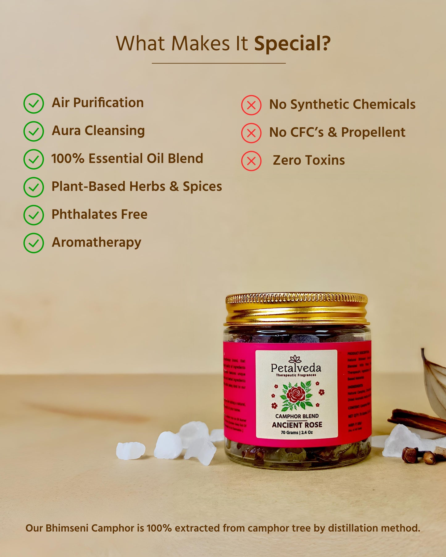 Ancient Rose Camphor Blend